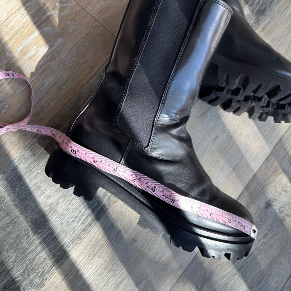 Isabel Marant Black Maxi Chunky Combat Boots size 41 - Picture 3 of 8